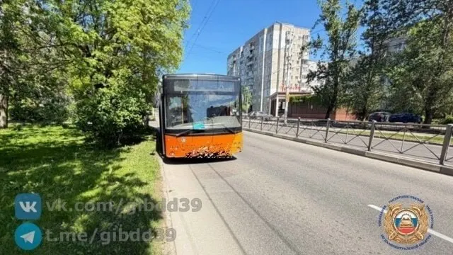 В Калининграде при резком торможении автобуса 39‑летняя женщина получила травму грудной клетки, а её дочь доставлена в детскую областную больницу с подозрением на закрытую черепно‑мозговую травму.