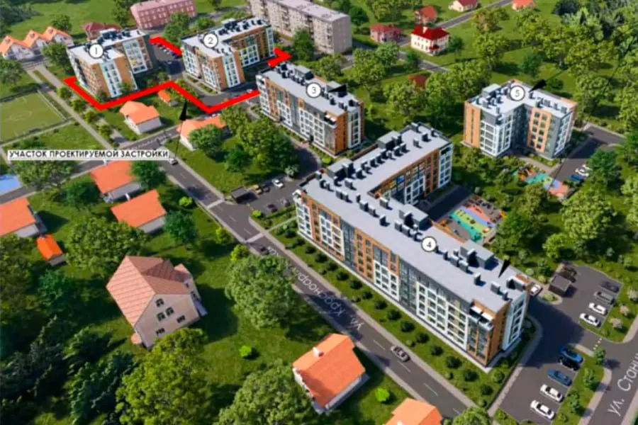 Градостроительный совет Калининградской области не поддержал проект двух пятиэтажных домов на Калининградском проспекте в Отрадном и вернул его на доработку.