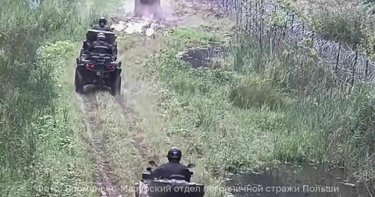 В приграничной полосе Польши задержали пятерых участников гонок на квадроциклах в запрещённой зоне. Каждого оштрафовали на 500 злотых.