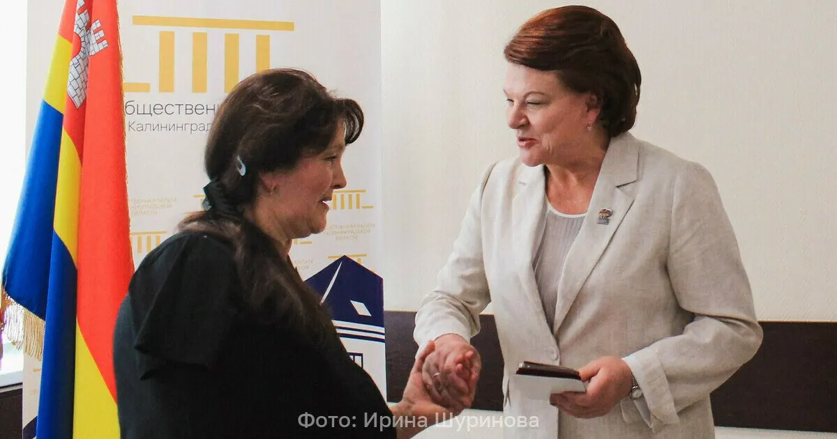 Галина Долгалёва получила медаль к 80-летию Калининградской области за проявленное мужество и неравнодушие.