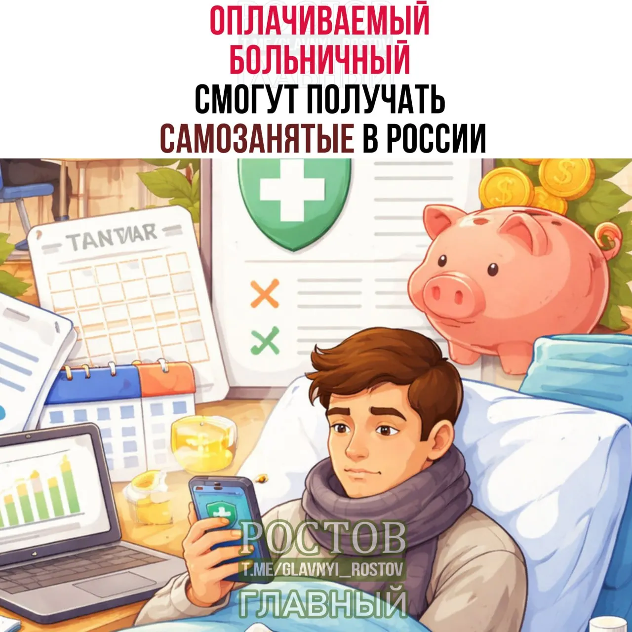 Самозанятые смогут рассчитывать на оплачиваемый больничный: базовая выплата 35 000 ₽ и повышенная 50 000 ₽ при условии регулярной уплаты фиксированных взносов. Оформление — через «Мой налог», Госуслуги или СФР.
