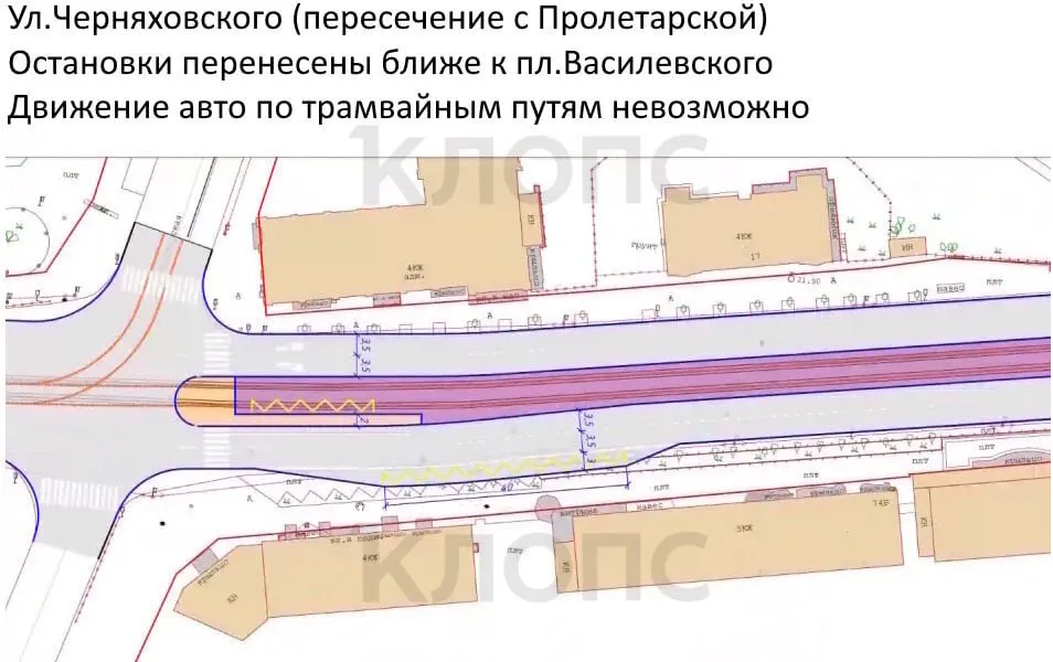 Эксперты предложили обособить пути от площади Победы до Озёрного проезда и направить маршрут на центральную выделенную полосу; обсуждаются единая посадочная платформа у Музея янтаря и изменения геометрии поворотов.