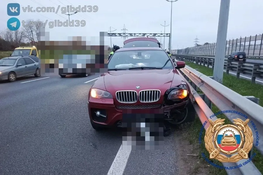 На Северном обходе Калининградской области произошло ДТП, в котором пострадал четырехмесячный ребёнок; на месте работают сотрудники ГИБДД.